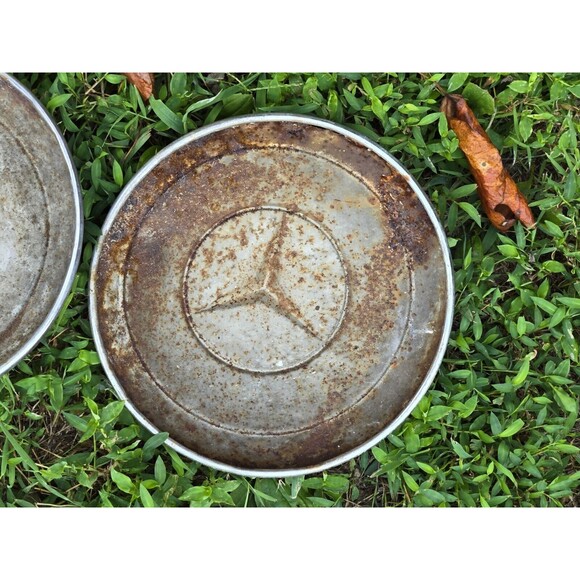 Mercedes Chrome Hubcaps 190 sl 300 sl Gullwing Ponton w111 w113 Pagoda w100 - Picture 8 of 12